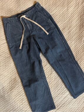 J. Crew Navy Corduroy Drawstring Pants